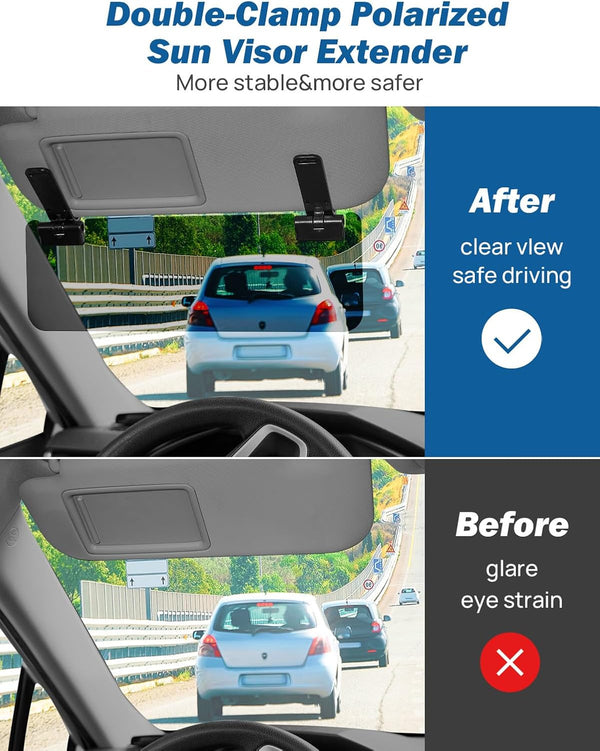Visor Extensible Anti-Reflejos